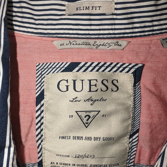 Guess long sleeve poplin slim fit - Picture 4 of 6